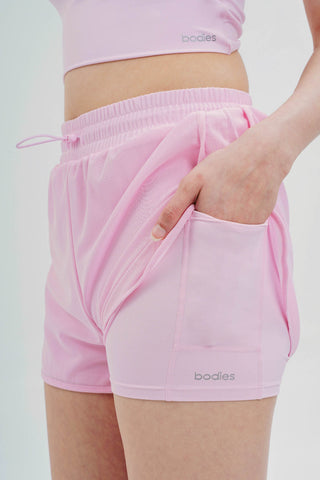 Flash Running Shorts in Bubblegum (Last Pieces)
