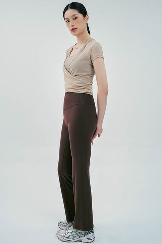 Performance Two Pieces Bra Top In Mocha (LAST PIECE)