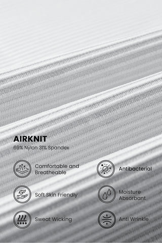 Marbled Pleated Skirt in Misty Grey