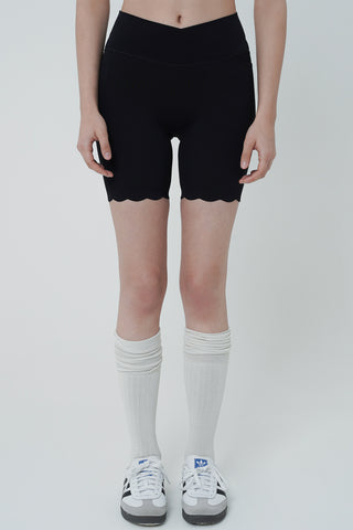 Evince Biker Short in Black (XS LEFT)