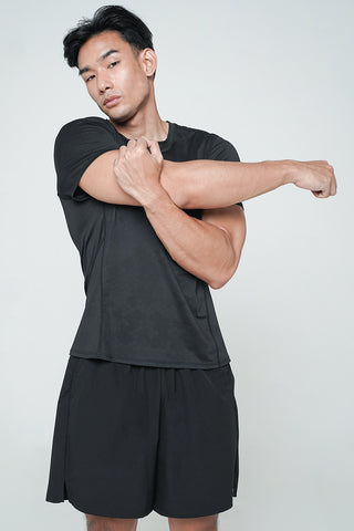 Camo Slimfit Shirt in Black (LAST PIECE)