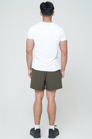 Camo Slimfit Shirt in White (LAST PIECE)