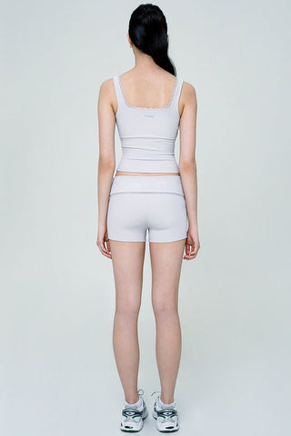 Lace Short in Mocha (L,LAST PIECE)