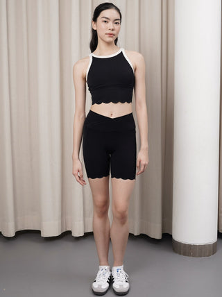 Evince Biker Short in Black (XS LEFT)