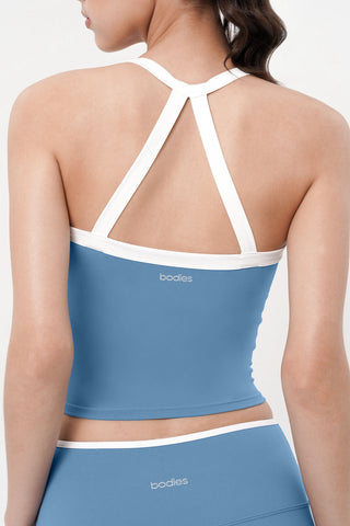 Beam Bra Tank in Ocean