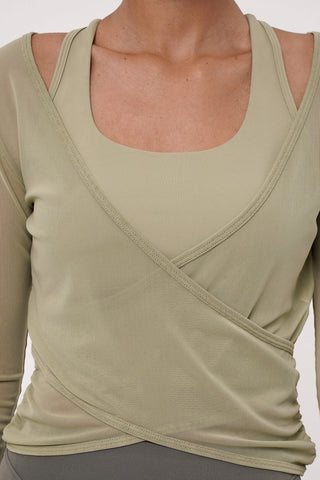 Veil Top in Matcha