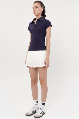 Baseline Polo Top in Navy