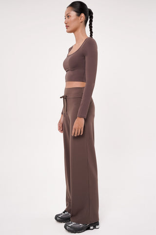 Curve Jogger in Truffle