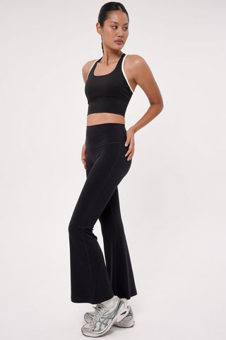 Lume Contrast Bra Top in Black