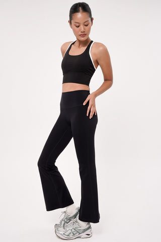 Lume Contrast Bra Top in Black