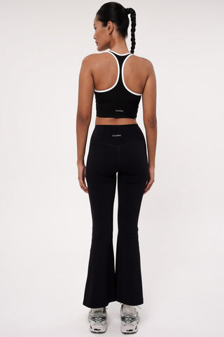 Lume Contrast Bra Top in Black