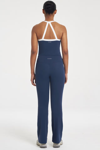 Thrive Flare Pants in Marine