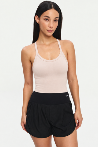 Pioneer Bra Tank in Blush