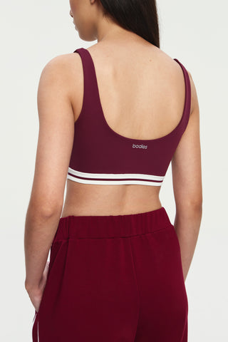 Arc Bra in Maroon