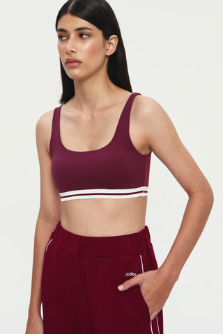 Arc Bra in Maroon