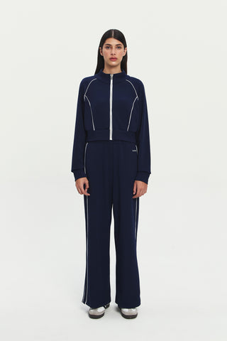 Ace Lounge Jacket in Midnight Navy