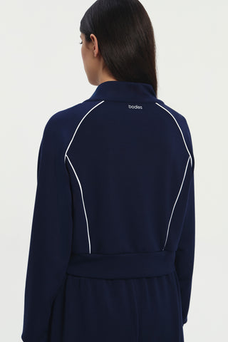Ace Lounge Jacket in Midnight Navy