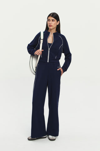 Ace Lounge Jacket in Midnight Navy