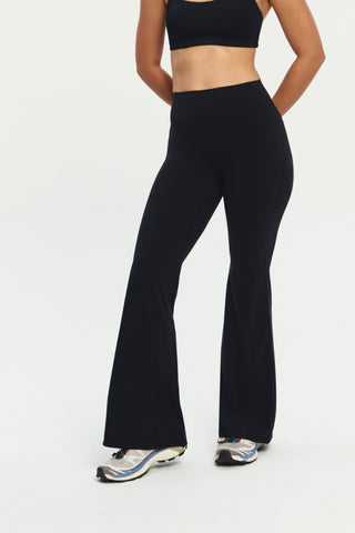 Uplift Flare Pants in Black