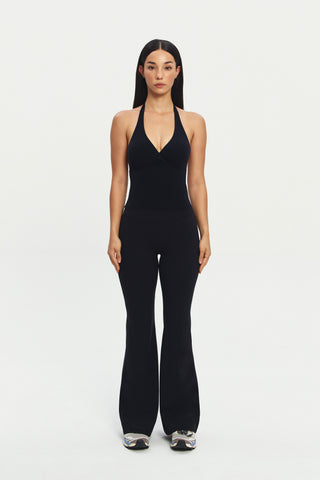 Prive Halter Bra Top in Black