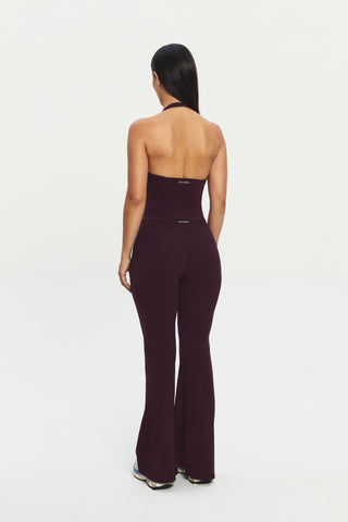 Prive Halter Bra Top in Mulberry