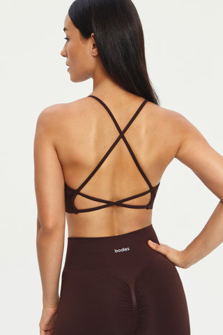 Propel Backless Bra in Espresso
