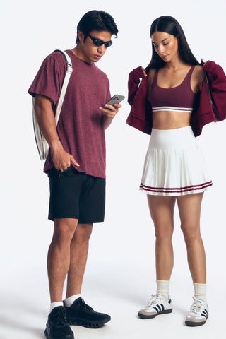 Arc Bra in Maroon