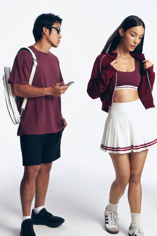 Arc Bra in Maroon