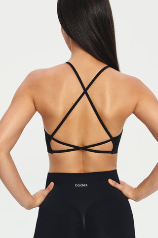 Propel Backless Bra in Black