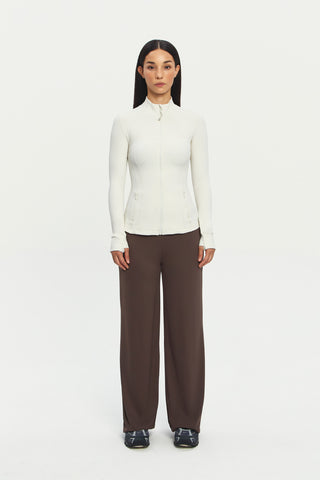 Lean+ Contoured Jacket in Eggshell