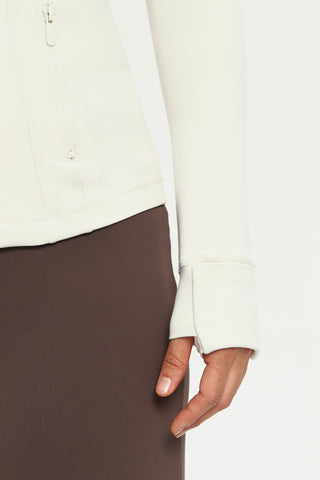 Lean+ Contoured Jacket in Eggshell