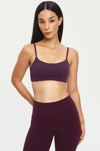 Modest Bra in Purple Plum