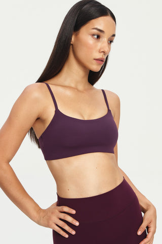 Modest Bra in Purple Plum