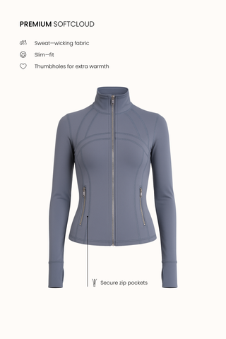 Elevated+ Jacket in Steel Blue