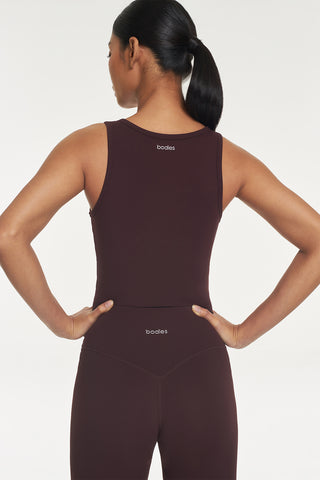 Fusion Top in Plum