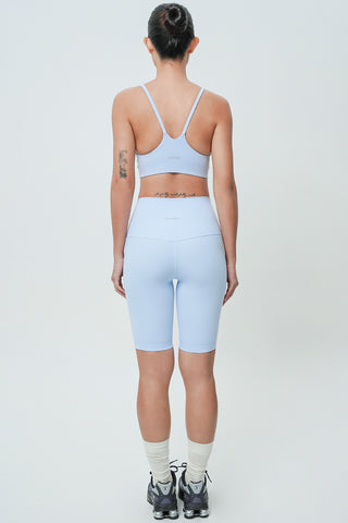 Asana Biker Shorts in Cloudy Blue