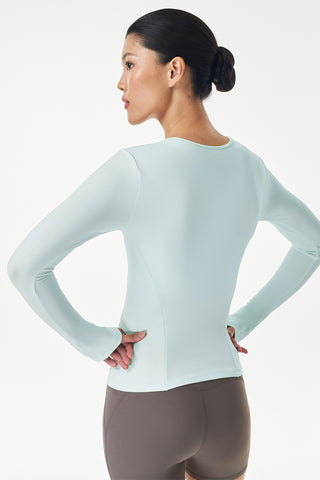 Gush Top in Pale Blue