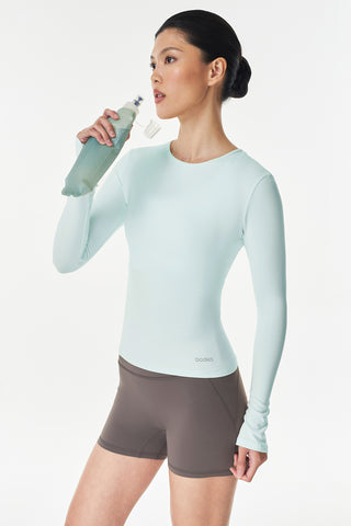 Gush Top in Pale Blue