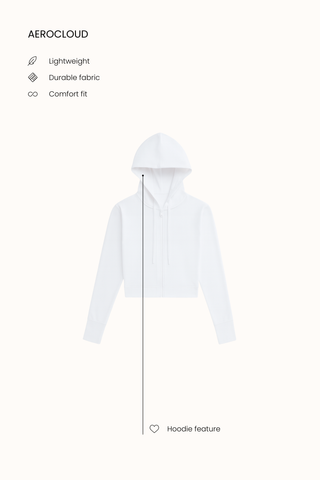 Lightweight Cropped Jacket in Fog Grey (1XL LEFT)