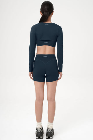 Lunette Long Sleeve Outer in Marine
