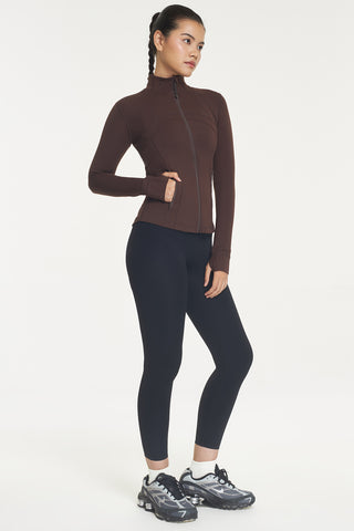 Luxe+ Contoured Jacket in Espresso