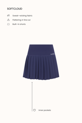 Match Point Skirt in White