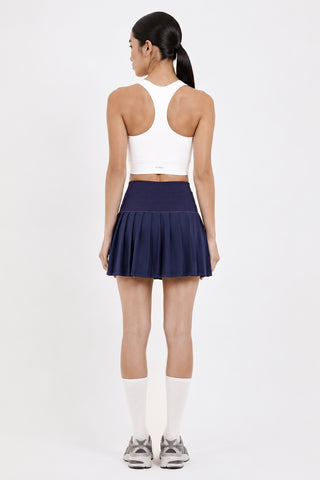 Match Point Skirt in Navy