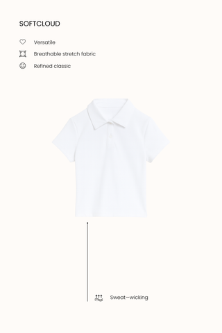 Prime Polo Top in White