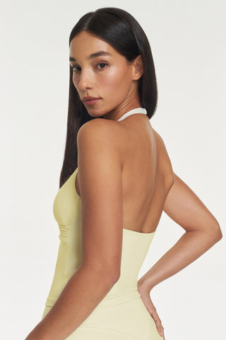 Prism Halter Bra Top in Butter (Last Pieces)