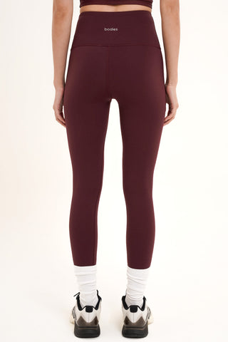 Glide Legging in Burgundy Wine (XS LEFT)