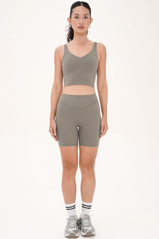 Splendor Biker Shorts in Moss