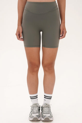 Splendor Biker Shorts in Moss