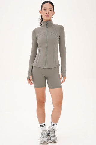 Luxe+ Contoured Jacket in Moss