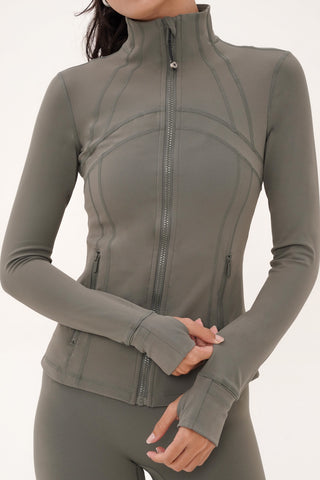 Luxe+ Contoured Jacket in Moss